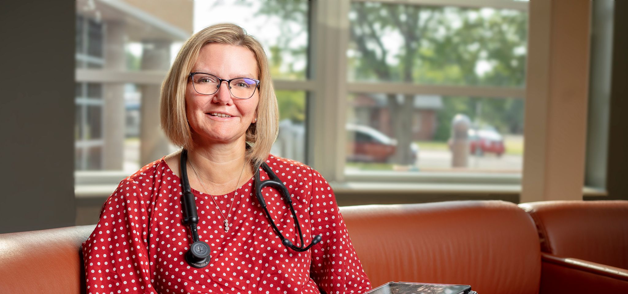 Lisa Barnes, Nurse Practitioner at Centura Health's Bob Wilson Hospital in Ulysses, Kansas.